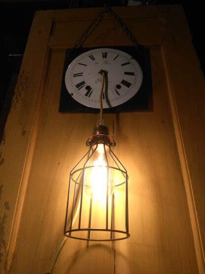 Lampe upcycling Horloge de Caron
